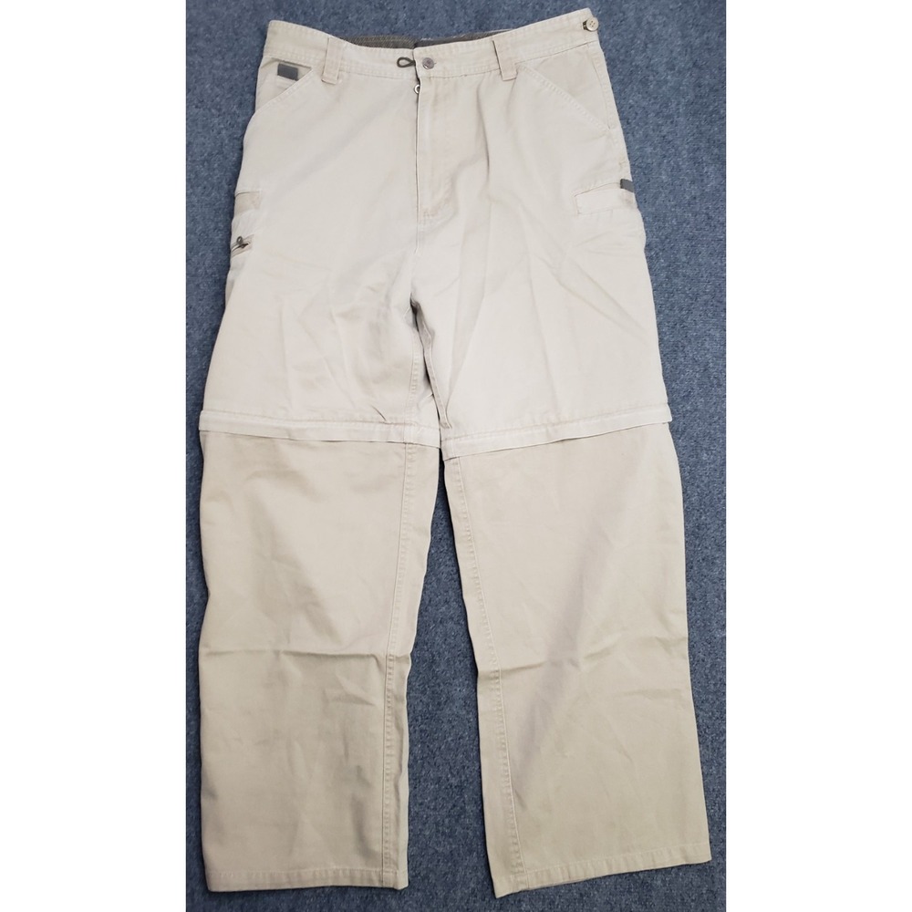 US Expedition Convertible Pants Beige Y2K Grunge‎ Skater Hiking